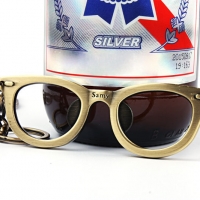 Novelty Metal Sunglasses Shape Cool Bottle Opener With Keyring Key Chain