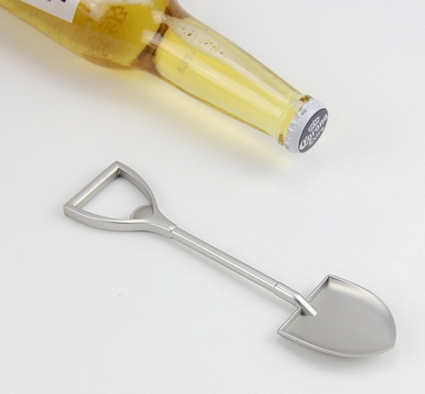 Silver Shovel Shaped Metal Bottle Opener In Gift Box Novelty Wedding Party Favor