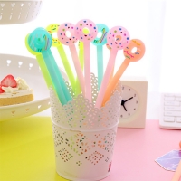 Lovely Doughnut Food Novelty Ballpoint Gel Pens Cute Funky School Supply Party Gift Bag Fillers
