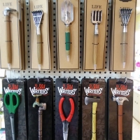 Hand Painted Garden DIY Tools Shaped Ballpoint Gel Pens Novelty Stationery Gift