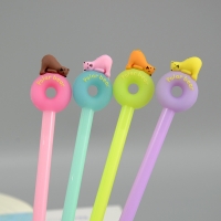 4-12pc Polar Bear On Doughnut Ballpoint Gel Pens Cute Party Gift Bag Fillers