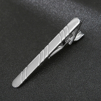 T4-1-002 Mens Metal Silver Gold Tie Clip