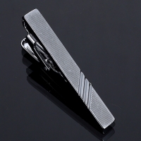 T3-21 Mens Metal Silver Gold Tie Clip