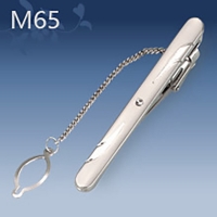 M65 Mens Metal Silver Gold Tie Clip