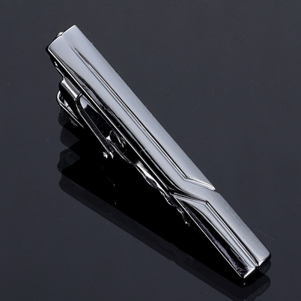 T3-22 Mens Metal Silver Gold Tie Clip