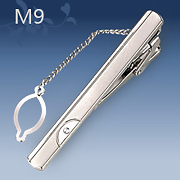 M9 Mens Metal Silver Gold Tie Clip