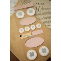 Four Leaves Clover Gift Tag Stickers