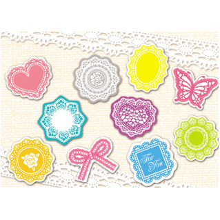 Flower Plastic Stickers Mobile Phone Stickers