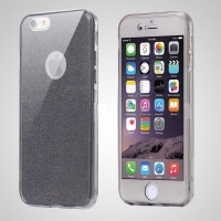 Glitter Black With Glitter iPhone 7 8 Soft Hard Phone Case Cover Clearance Offer