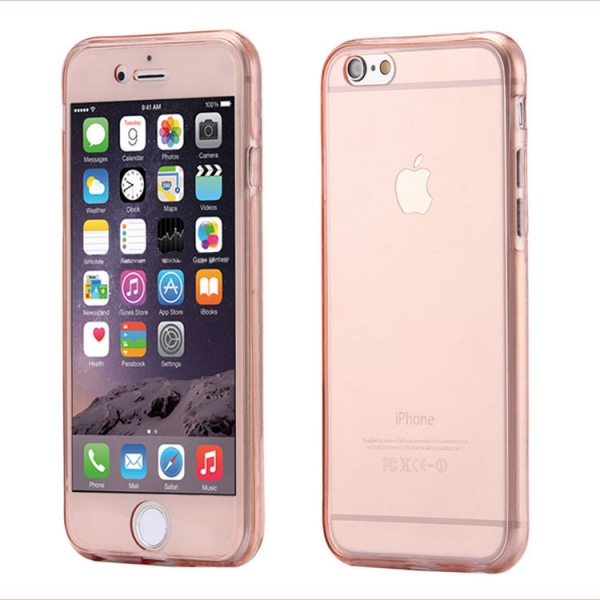 Glitter Pink No Glitter iPhone 6 Plus 6S Plus Phone Case