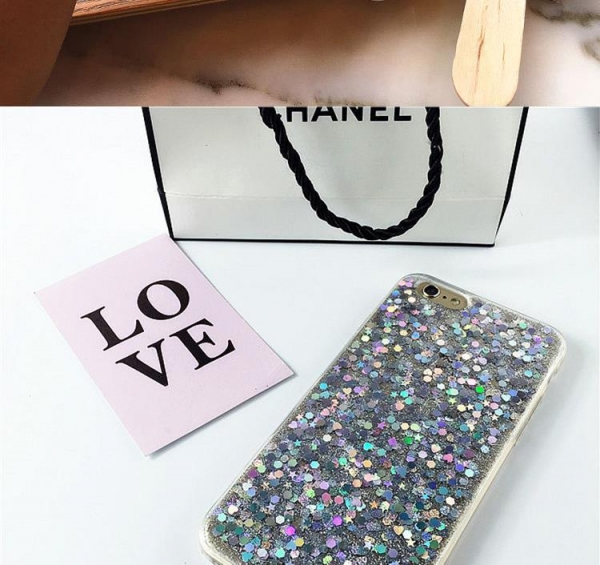 Glitters Silver iPhone 6 6S Phone Case