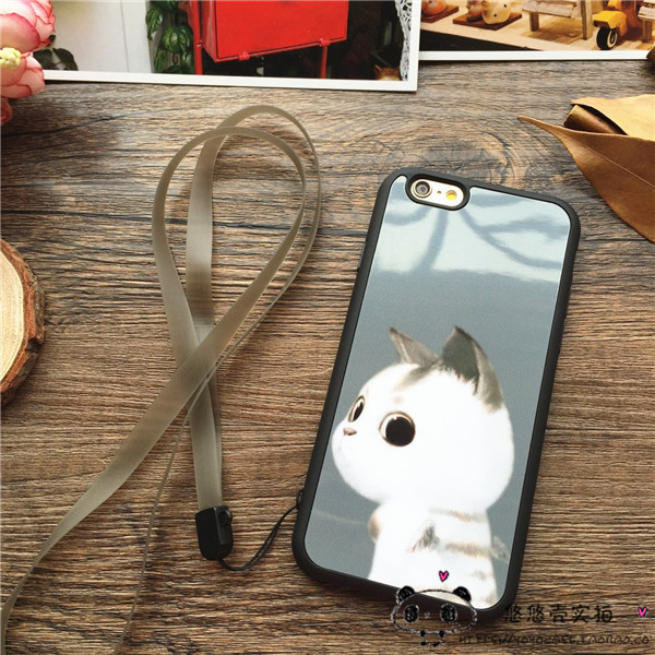 White Cat Soft Case iPhone 5 5S Phone Case