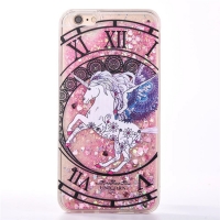 Glitter Liquid Unicorn Rose Love Hearts iPhone 6 Plus 6S Plus Phone Case