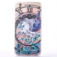 Glitter Liquid Unicorn Blue iPhone 7 8 Soft Hard Phone Case Cover Clearance Offer