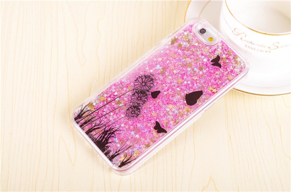 Flowers Butterflies Pink iPhone 6 Plus 6S Plus Phone Case
