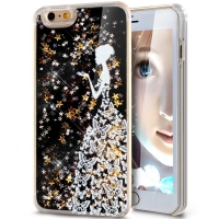 Glitter Liquid - Girl D iPhone 6 Plus 6S Plus Phone Case