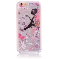 Glitter Liquid - Girl E Rose iPhone 6 Plus 6S Plus Phone Case