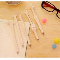 Cool Skeleton Bones Shaped Novelty Ballpoint Gel Pens Funky School Supply Party Gift Bag Fillers
