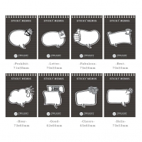 Dialogue Balloons Speech Bubbles Cute Sticky Notes Pad Novelty Bookmark Memo Index Tab Page Markers