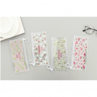 Woodland Animals Foxes Cherry Blossom Flowers Floral See Through Pencil Case