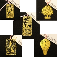 Japanese Style Gold Metal Bookmarks For Books Book Markers Gift For Readers