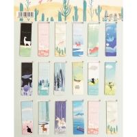 18pc Girls Fantasy Dream Unicorn Whale Animals Magnetic Bookmarks With Magnet