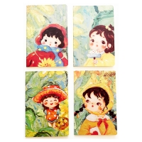 Girls Flowers Cover Cute A5 Notebooks Floral Note Books Lined Notepads