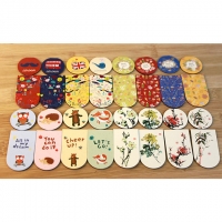 2pk Animals Flowers London Red Bus Magnetic Bookmarks Book Markers With Magnet