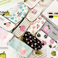 Summer Fruit Strawberry Pineapple Banana Watermelon Lemon Peach Pear Pencil Case