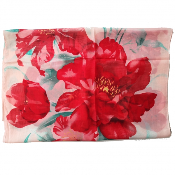 160 50cm Flowers Floral Fashion Ladies Scarves Chiffon Scarf Womens Shawls X320