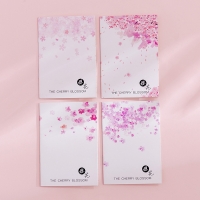4pk Pink Cherry Blossom Cute Flowers Floral Mini Notebooks Small Notepads Notes Pad Pocket Memo Pads