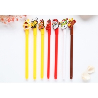 7pk Christmas Santa Claus Reindeer Snowman Ballpoint Gel Pens Stocking Fillers