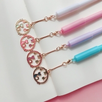 Cute Kitten Cat Metal Pendant Ballpoint Gel Pens