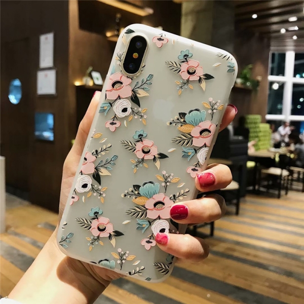 Flowers E iPhone XR Phone Case