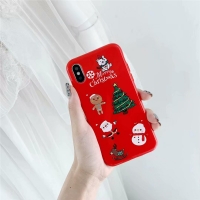 iPhone 7 Plus / 8 Plus Merry Christmas Design 1 iPhone 10 iPhone X Phone Case