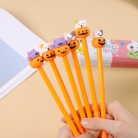 4-12pc Halloween Skulls Pumpkins Ballpoint Gel Pens Funky Party Gift Bag Fillers