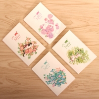 4pk Kitten Cats In Garden Flowers Mini Notebooks Small Notepads Pocket Memo Pads