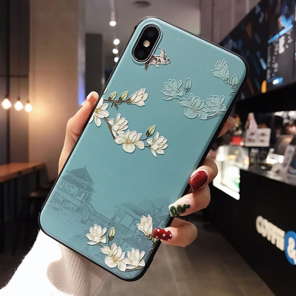 Flowers and Birds B iPhone XR Phone Case