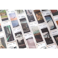 5pc Cute Landscape Holiday Tourist Traveller Postcard Photos Bookmarks For Books