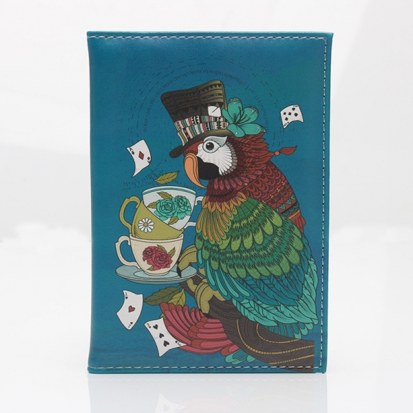 Parrot Magician Passport Cover