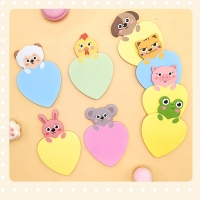 Farm Animals Dog Cat Sheep Frog Cute Sticky Notes Pad Bookmark Memo Page Markers