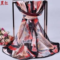 Leaf Style X402 Fashion Ladies Scarves Chiffon Scarf Womens Shawls