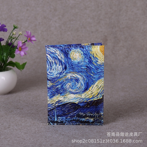 Cloudy Sky Countryside Landscape Passport Cover