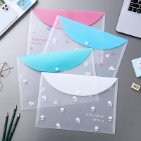 4pk Adorable Puppy Dogs Fashion A4 Plastic Document Wallets File Folders