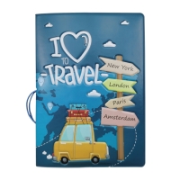 Love Cute Passport Cover Travel ID Holder Wallet Protector Case With Card Ticket Pouch