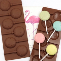 Lollipop Shape Silicone Mould Chocolate Fondant Jelly Ice Cube Mold