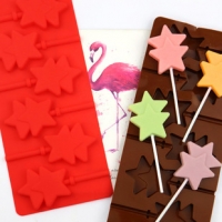 Double Star Silicone Mould Chocolate Fondant Jelly Ice Cube Mold