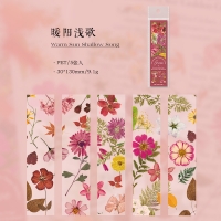 5pc Garden Flowers Cute Floral Bookmarks For Books Book Markers Gift For Readers