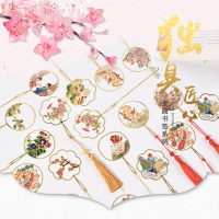 Gold Metal Flowers Animals Metal Bookmarks For Books With Pendant Readers Gift