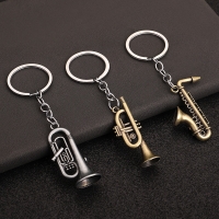 Retro Style Cooper Musical Instrument Keyring